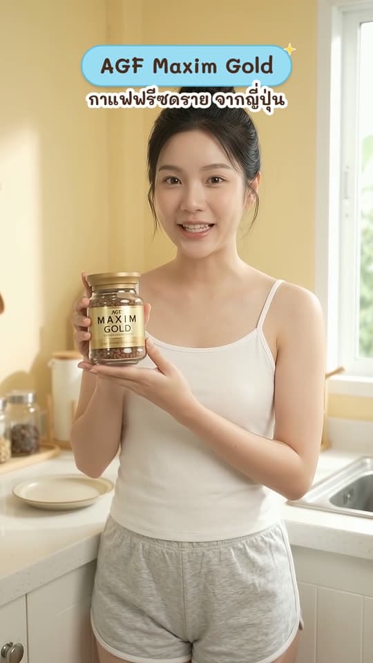 พร้อมส่ง AGF Maxim Gold Freeze Dried Coffee กาแฟ MAXIM (มีหลายขนาด)