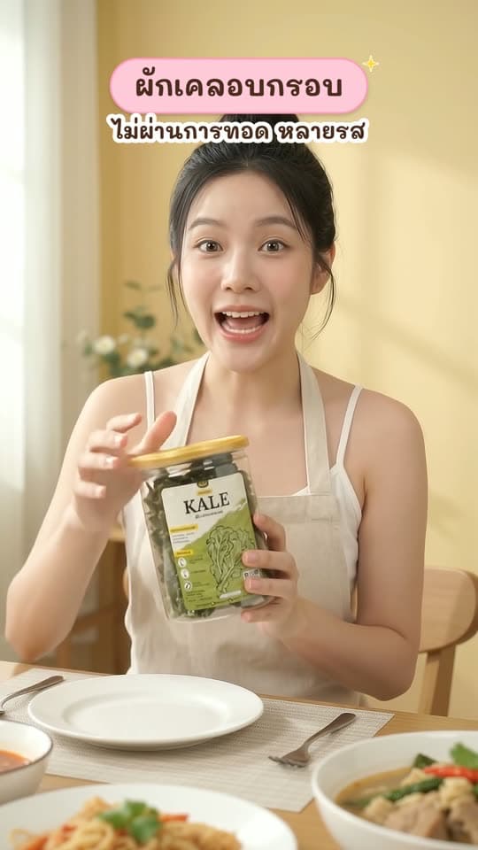เคลถัง ผักเคลอบกรอบ 1 ถัง ออร์แกนิก ไขมันต่ำ ไม่ทอด กรอบ กินเพลิน ไม่รู้สึกผิด ขนม ของกิน snackies