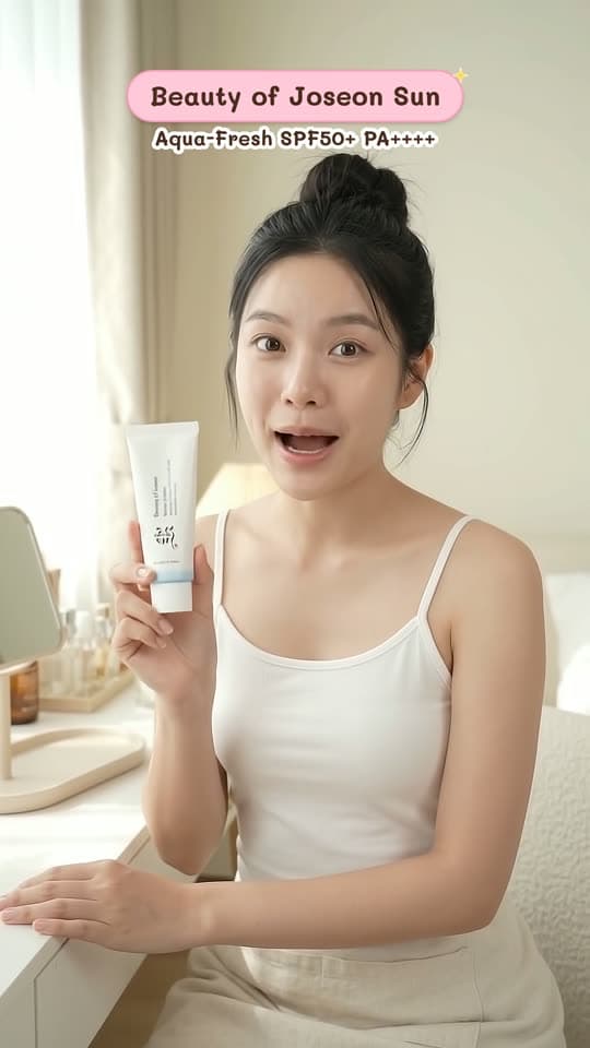 สูตรผิวมัน - เนื้อบางเบา Beauty Of Joseon RELIEF SUN AQUA-FRESH RICE+B5 SPF50+ PA++++